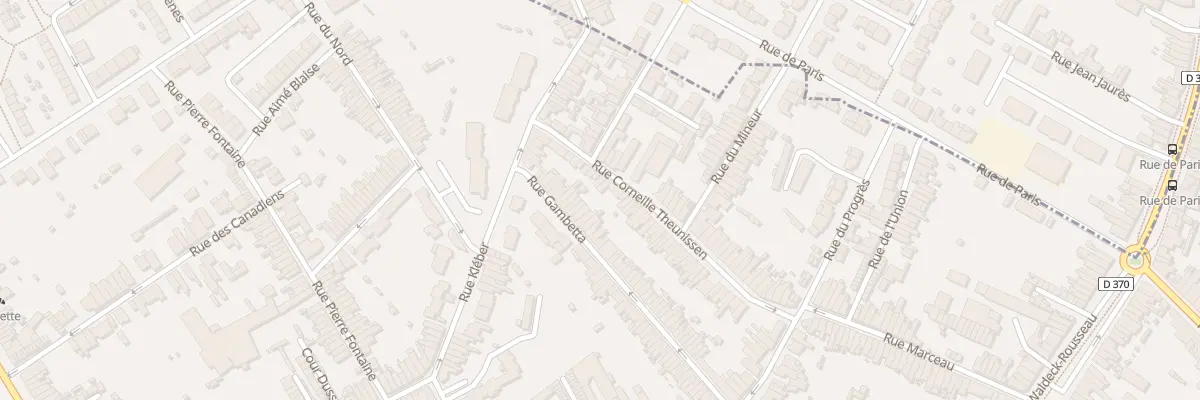 Plan du 44C Rue Corneille Theunissen à Anzin