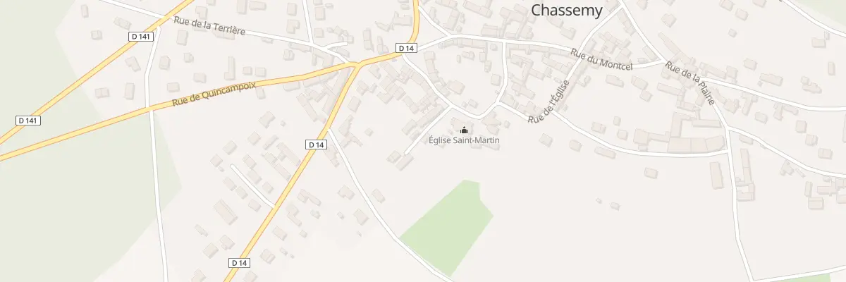 Plan du 3 Imp de l’Eglise à Chassemy