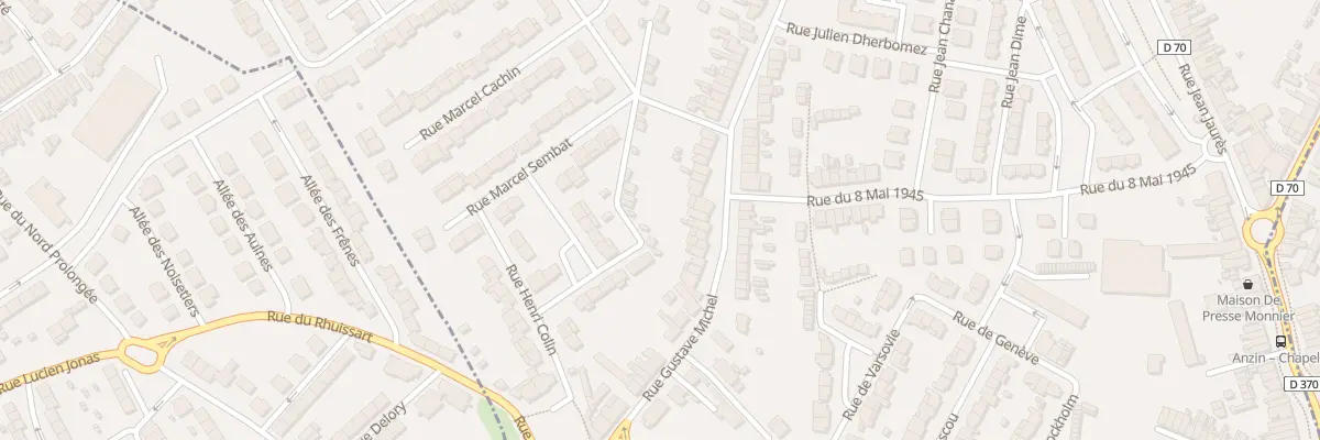 Plan du 103 Rue Gustave Michel à Beuvrages