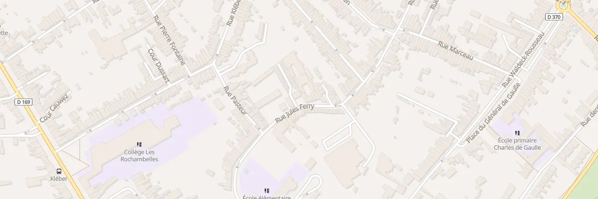 Plan du 40 Rue Jules Ferry à Anzin