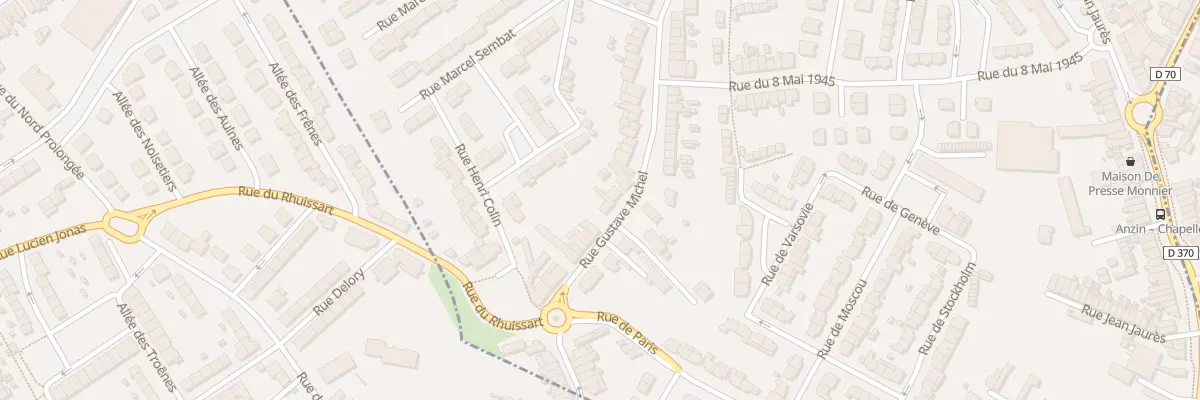 Plan du 119 Rue Gustave Michel à Beuvrages