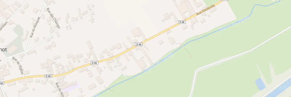 Plan du 44 Rue de Hauteville à Bernot