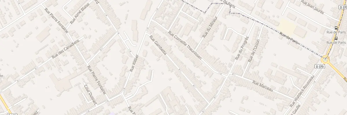 Plan du 49 Rue Gambetta à Anzin