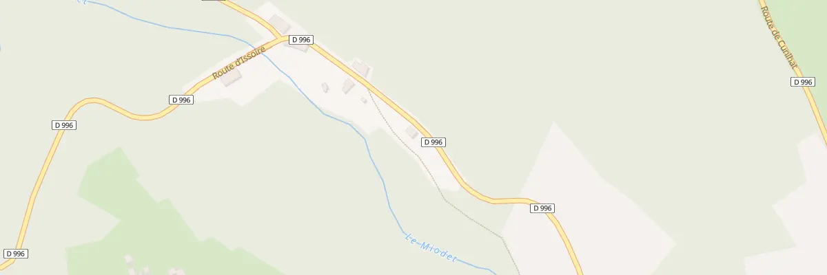 Plan du 3 Rte d’Issoire Ranvier à Auzelles