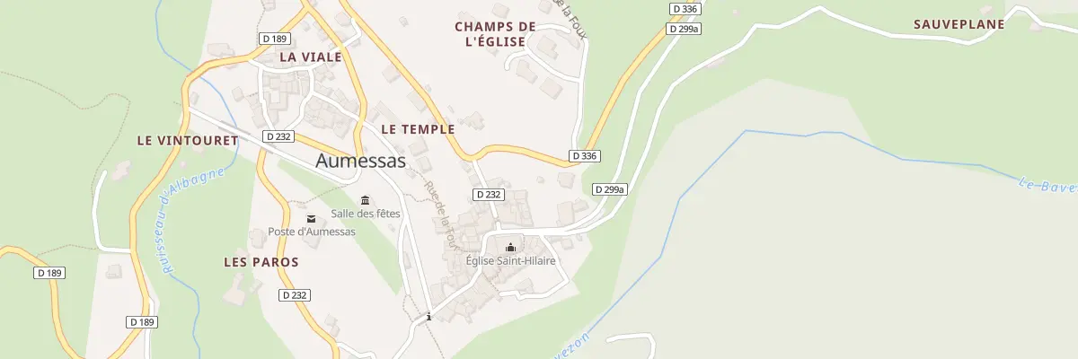 Plan du 5224 Le Village à Aumessas