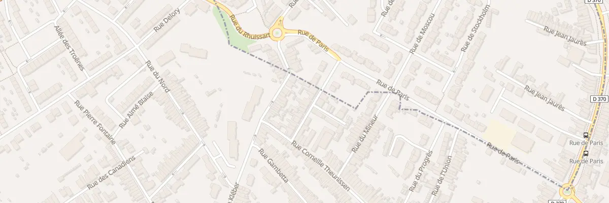 Plan du 16 Rue Fosse de la Cave à Anzin