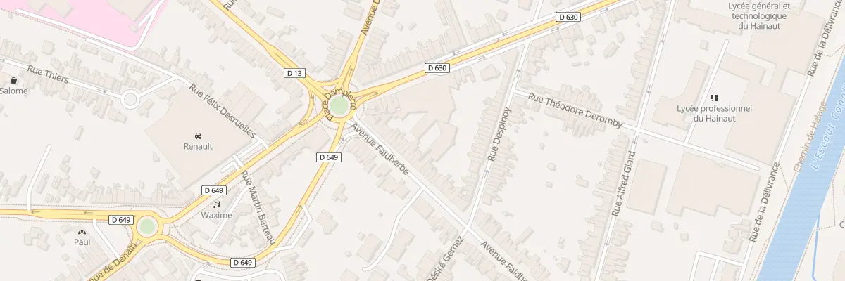 Plan du 132 Av Faidherbe à Valenciennes