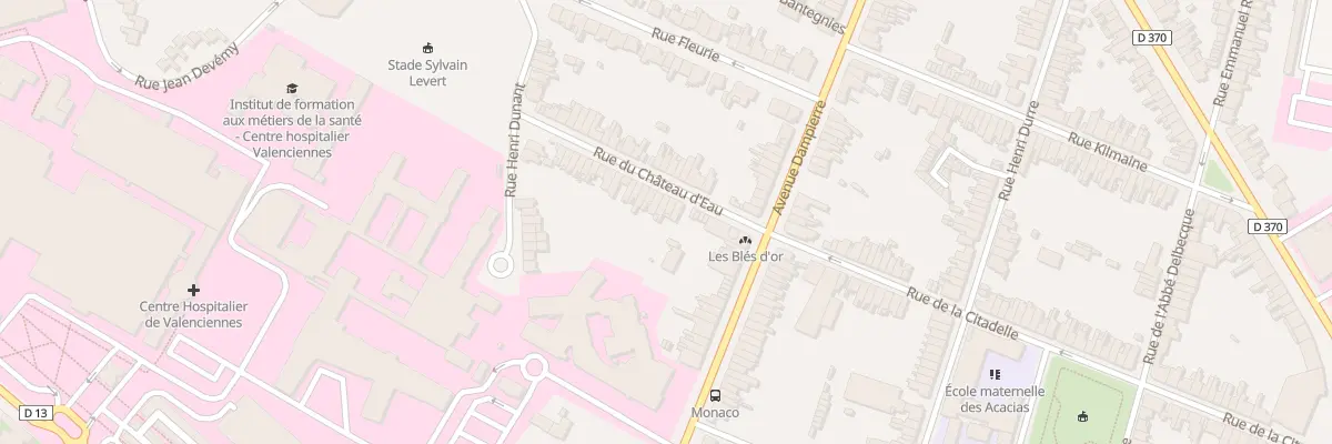 Plan du 5 Rue du Château d’Eau à Valenciennes