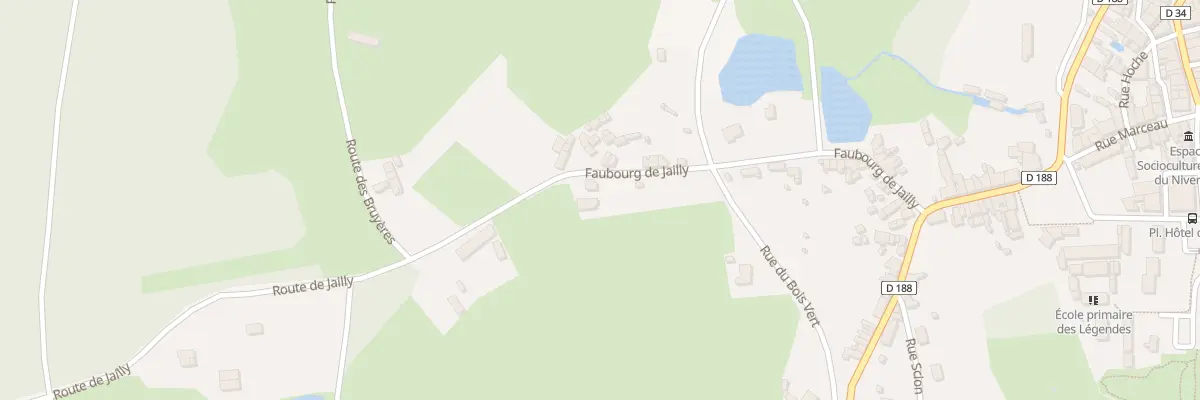 Plan du 1 Fg de Jailly à Saint-Saulge