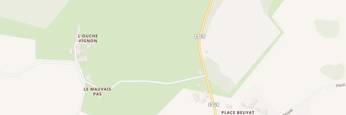 Plan du 2 Che de l’Ouche Vignon à Montaigu-le-Blin