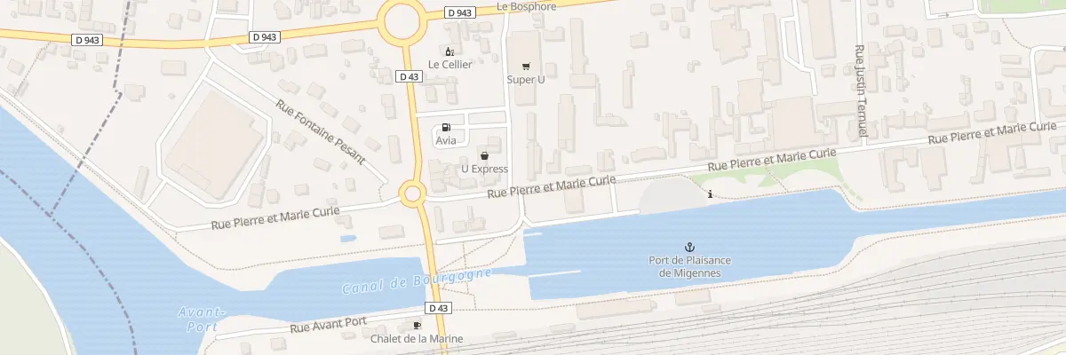 Plan du 56B Rue Pierre et Marie Curie à Migennes