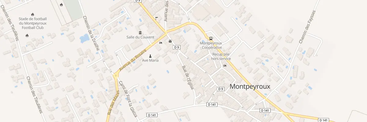 Plan du 18 Rue de la Dysse à Montpeyroux