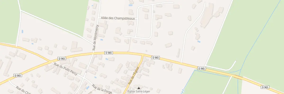 Plan du 5 All des Champsbleaux à Villefargeau