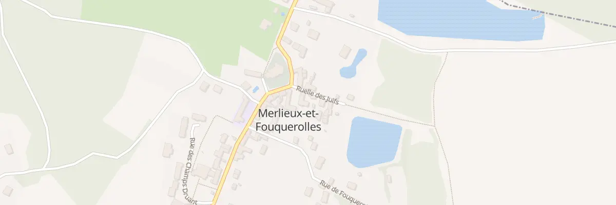Plan du 4 Rle des Juifs à Merlieux-et-Fouquerolles