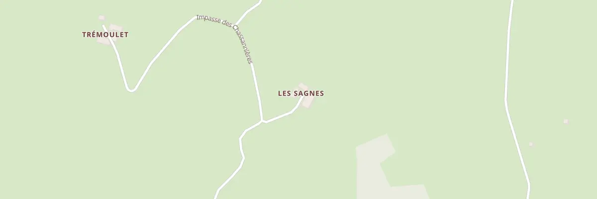 Plan du 5031 Les Sagnes à Ceilloux