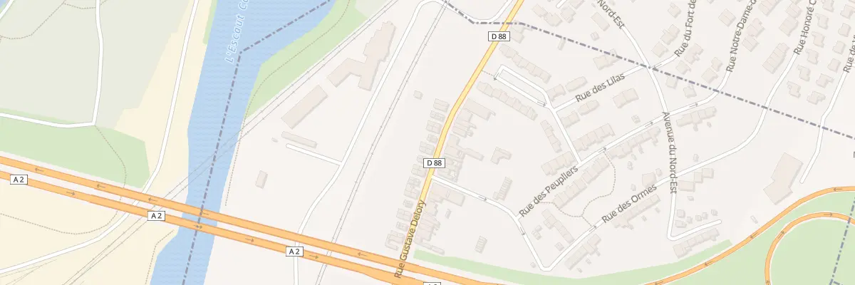 Plan du 181 Rue Gustave Delory à Trith-Saint-Léger