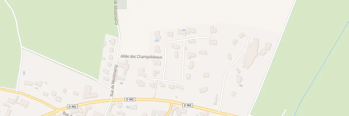 Plan du 22 All des Champsbleaux à Villefargeau