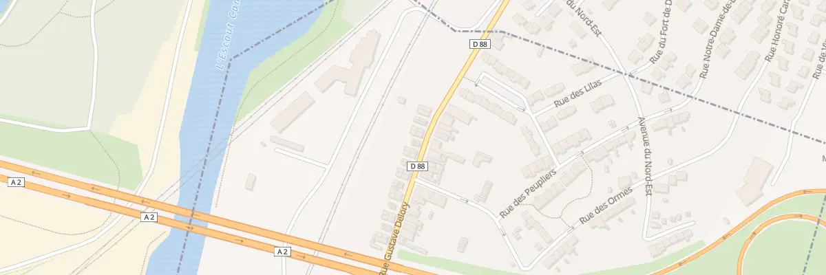 Plan du 187 Rue Gustave Delory à Trith-Saint-Léger