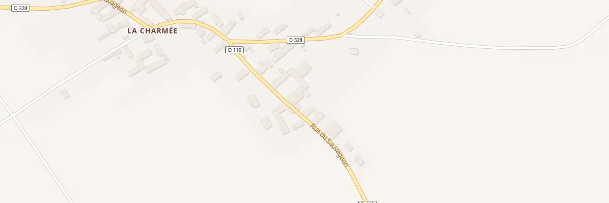 Plan du 8 Rue du Sauvageon à Lailly