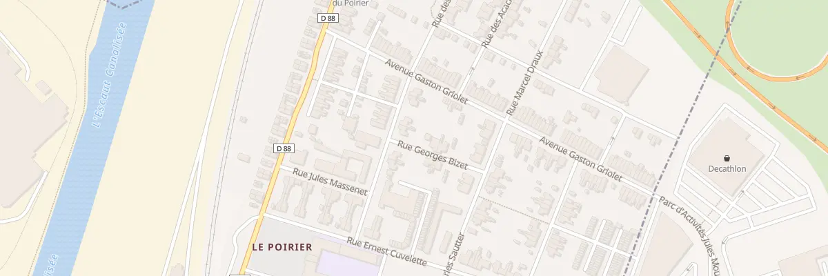 Plan du 7 Rue Hector Berlioz à Trith-Saint-Léger