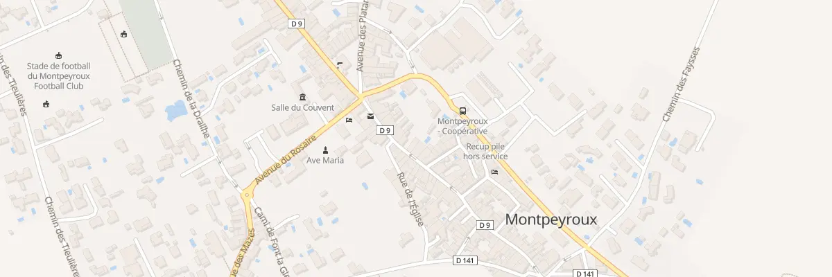 Plan du 15 Rue de la Dysse à Montpeyroux