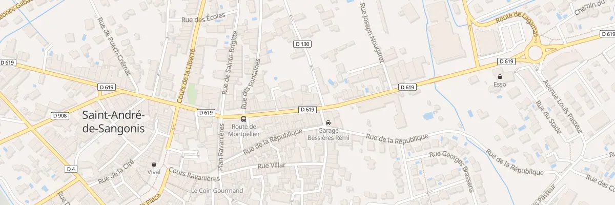 Plan du 1A Rue Bouisson Bertrand à Saint-André-de-Sangonis
