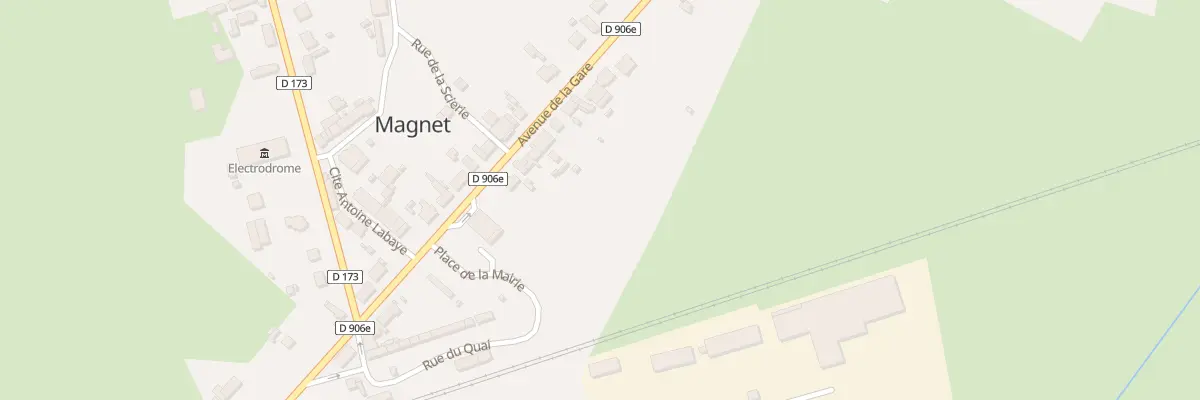 Plan du 34 Av de la Gare à Magnet