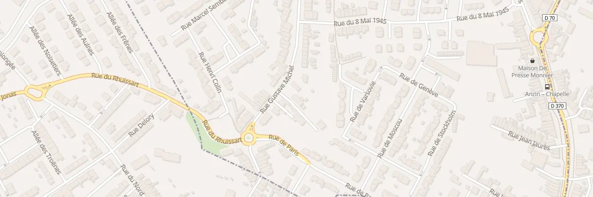 Plan du 108 Rue Gustave Michel à Beuvrages