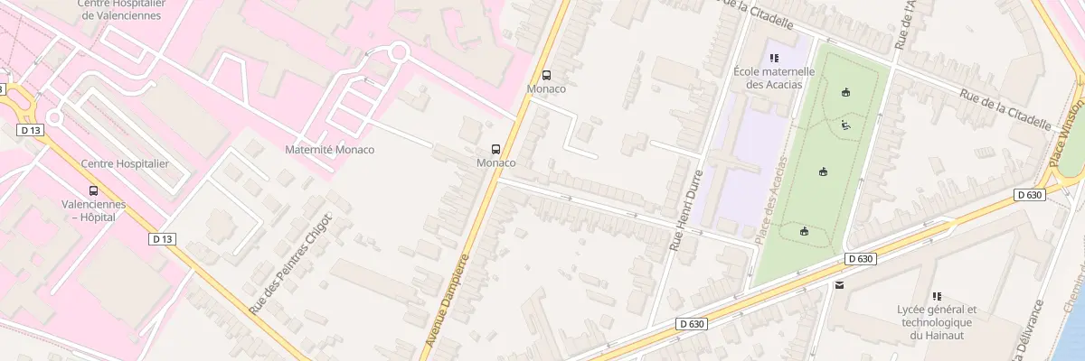 Plan du 24 Rue Scherer à Valenciennes