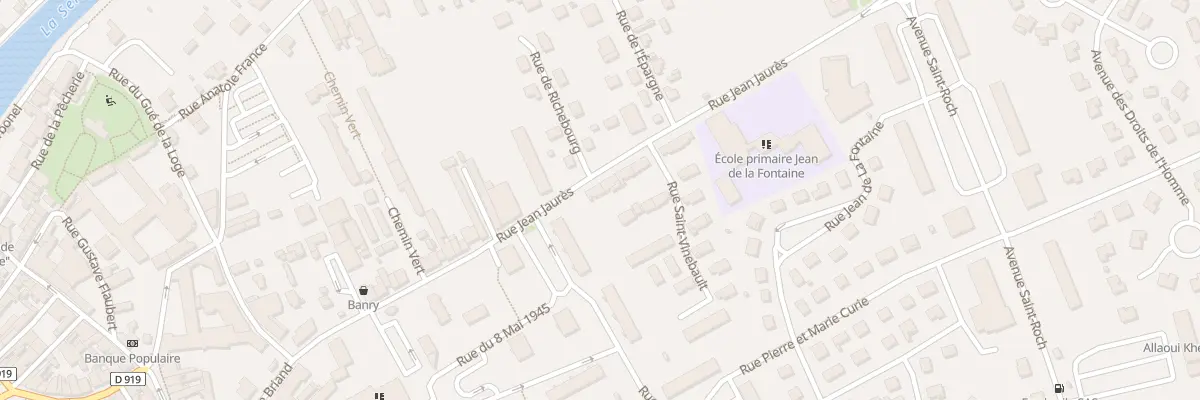 Plan du 10 Rue Jean Jaures à Nogent-sur-Seine