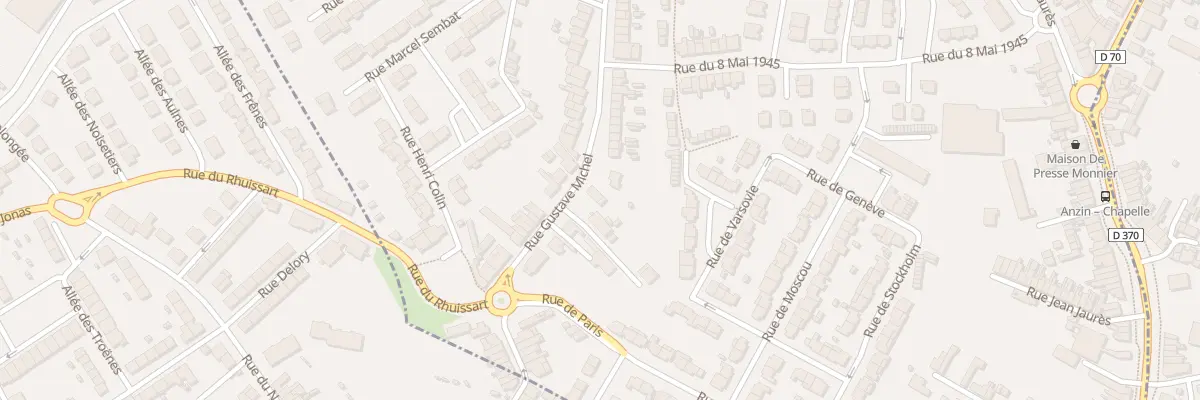 Plan du 106 Rue Gustave Michel à Beuvrages
