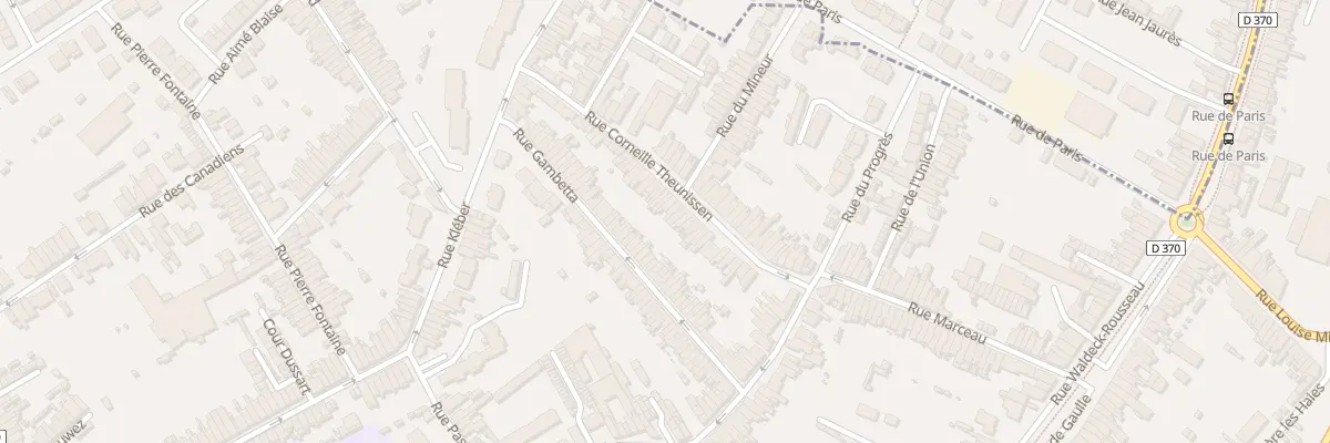 Plan du 26 Rue Corneille Theunissen à Anzin