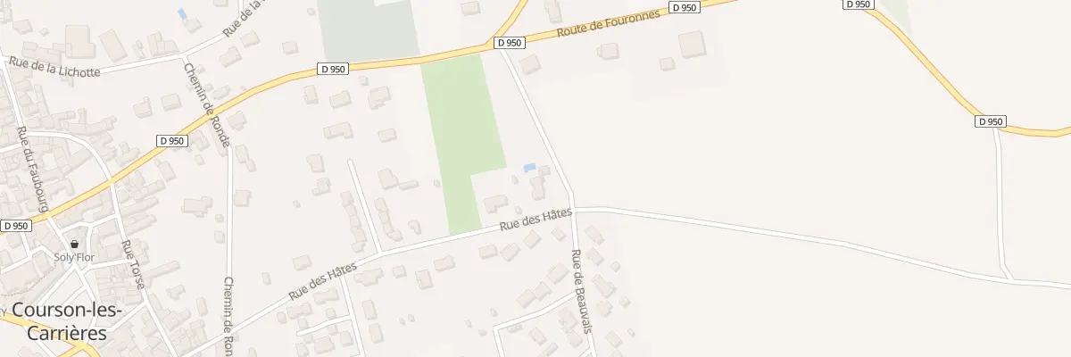 Plan du 6 Rue de Beauvais à Courson-les-Carrières