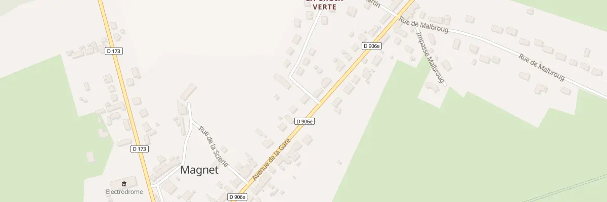 Plan du 45 Av de la Gare à Magnet