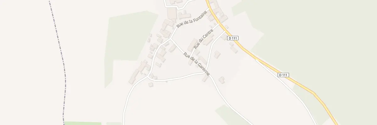 Plan du 2 Rue de la Garenne a Prenereau à Migé