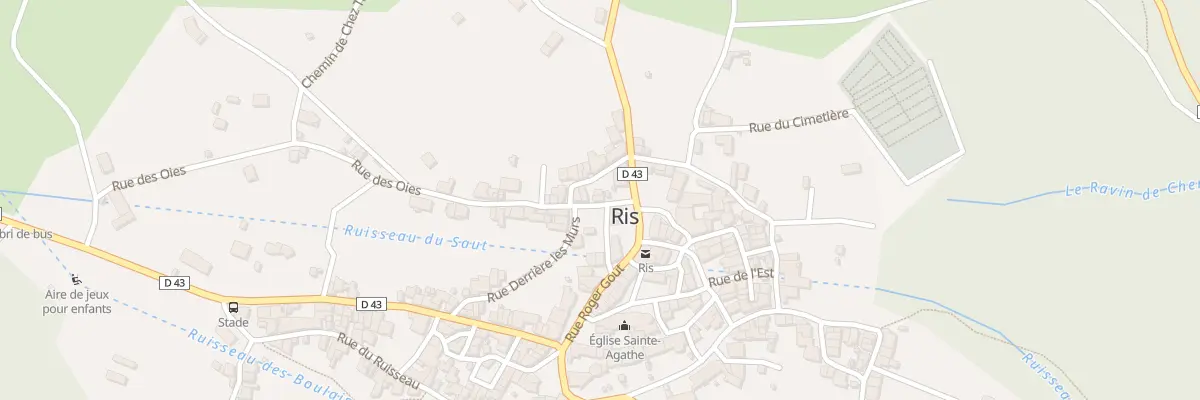 Plan du 4 Rue des Oies à Ris
