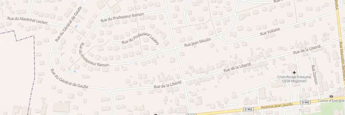 Plan du 9 Rue Jean Moulin à Migennes