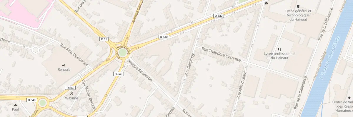 Plan du 29 Rue Despinoy à Valenciennes