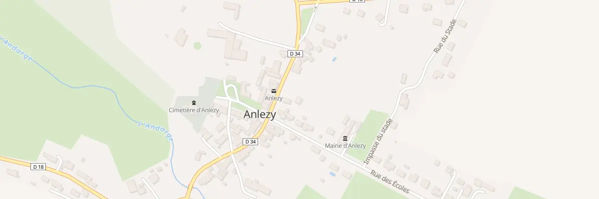 Plan du 4 Rue des Ecoles à Anlezy