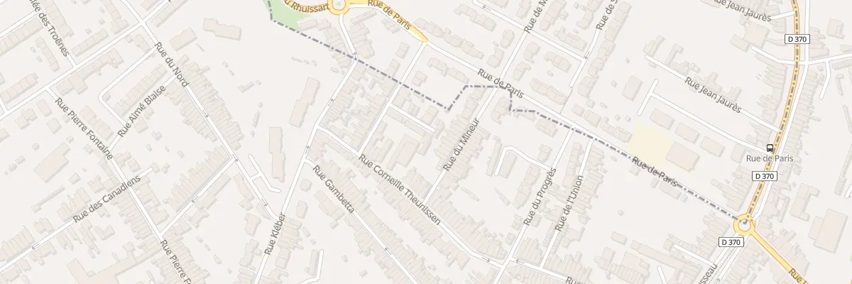 Plan du 7 Rue Fosse de la Cave à Anzin