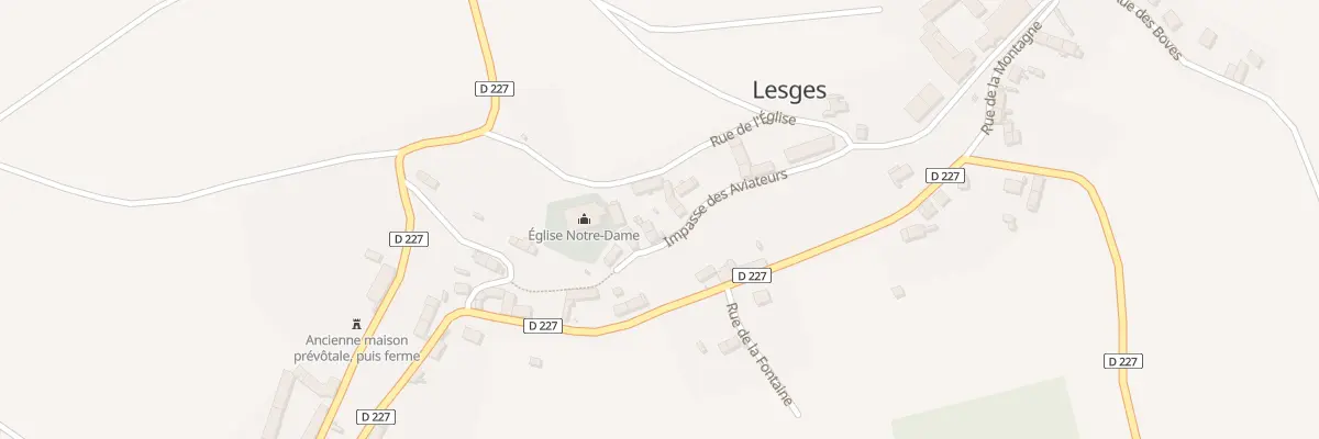 Plan du 5 Imp des Aviateurs à Lesges