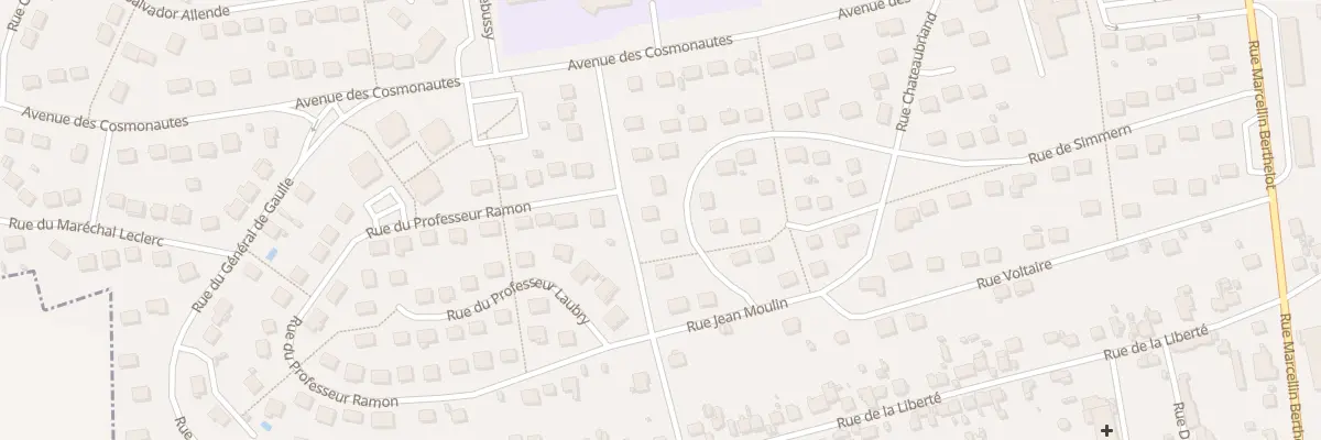 Plan du 20 Rue Jean Moulin à Migennes
