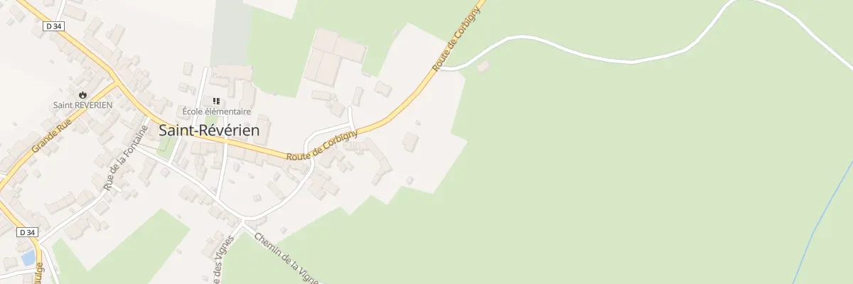 Plan du 38A Rte de Corbigny à Saint-Révérien