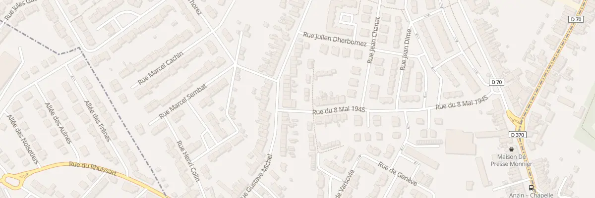Plan du 78 Rue Gustave Michel à Beuvrages