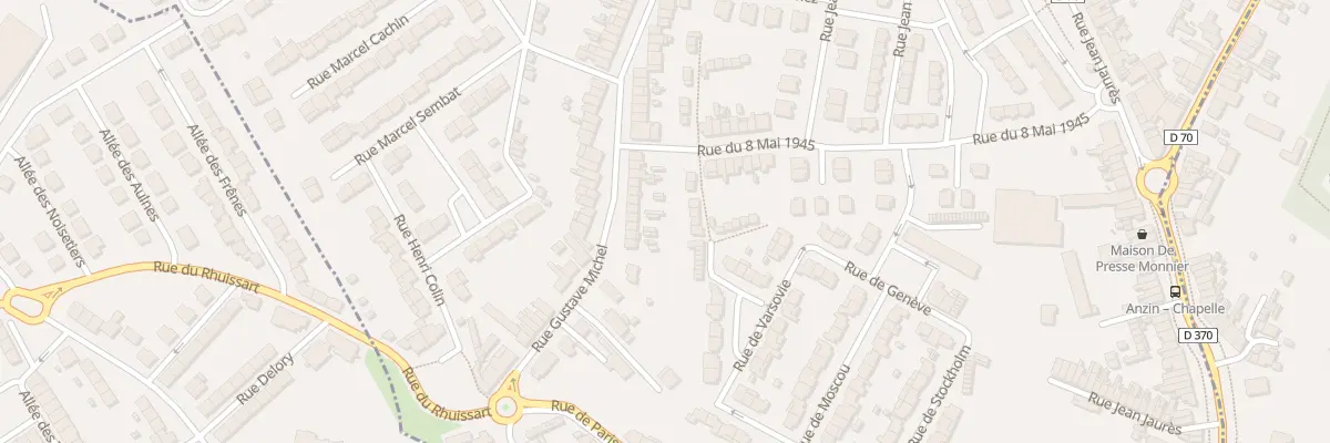 Plan du 96 Rue Gustave Michel à Beuvrages