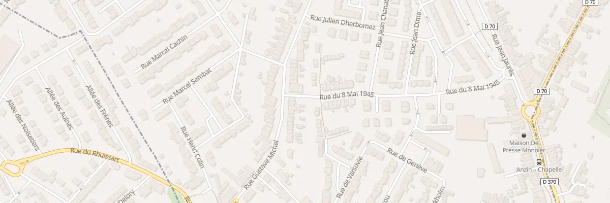 Plan du 82 Rue Gustave Michel à Beuvrages