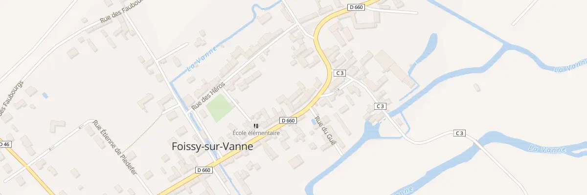 Plan du 52 Gr Grande Rue à Foissy-sur-Vanne