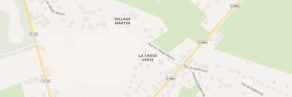 Plan du 15 Rue de la Croix Verte à Magnet