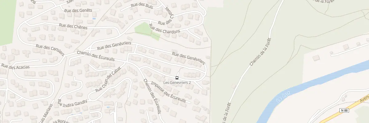 Plan du 29 Rue des Genevriers à Barjac