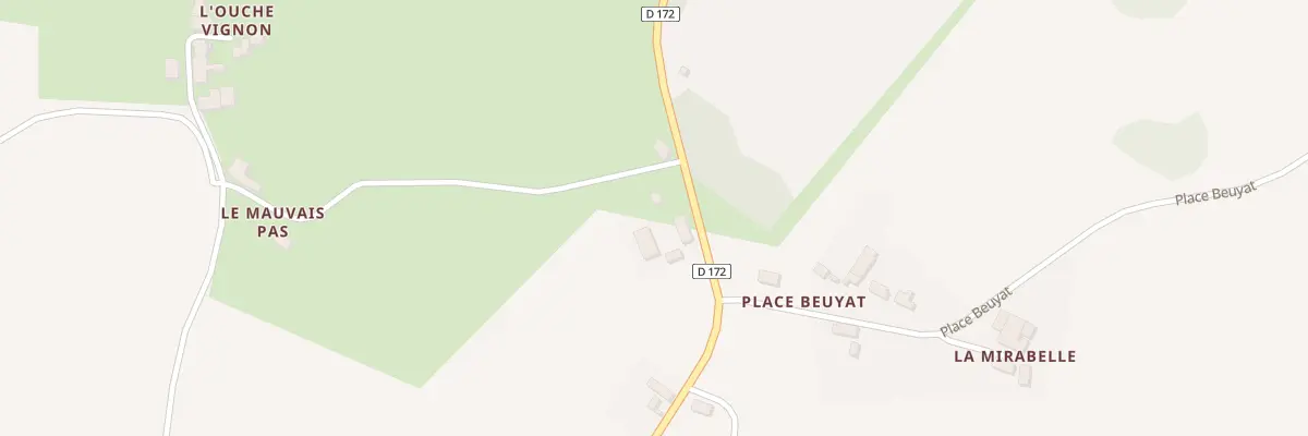 Plan du 12 Rte de Saint Gerand à Montaigu-le-Blin